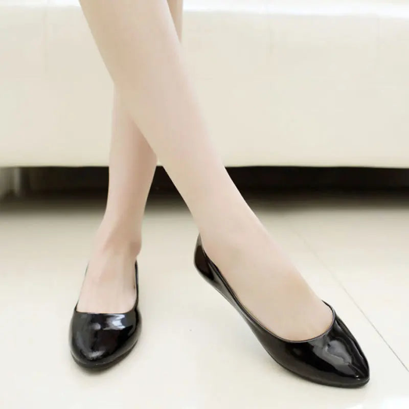 Candy Color Loafers Summer Ladies Flat Shoes Patent Leather Women Flats Comfortable Slip On Shoes Woman Plus Size EU42 WSH2215