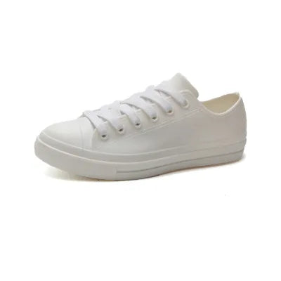 Rain Boots For Women White Sneakers Shoes Waterproof 2019 Spring Summer Female Casual Shoes Rubber Rain Boots Size 40