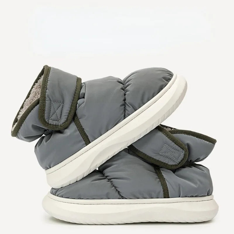 Women's Height Increasing Shoes Keep Warm Down Couples Snow Boots Fashion Design Waterproof 2023 Winter Cotton Shoe for Female