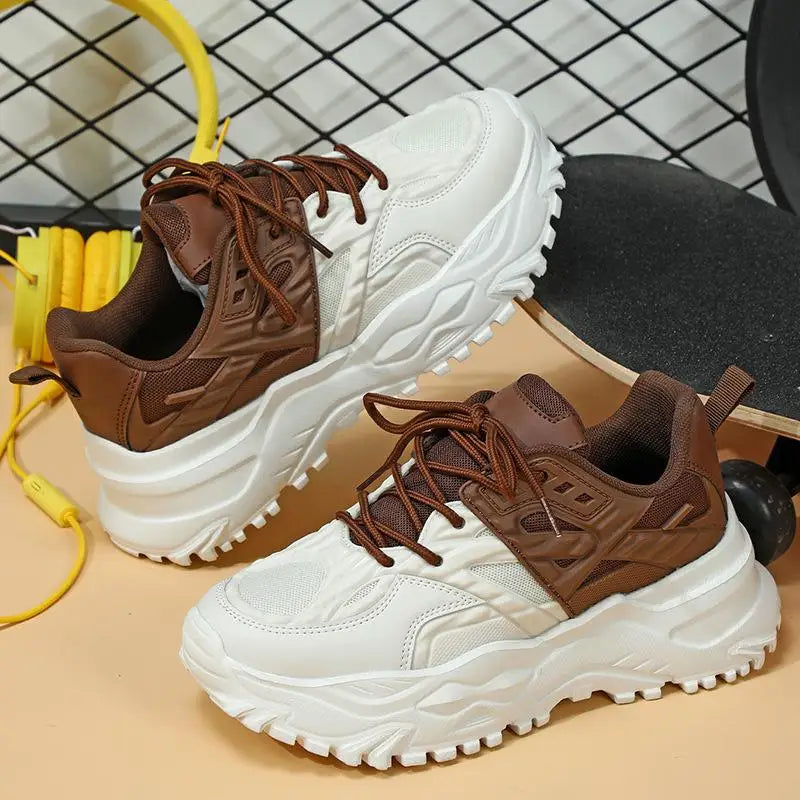 Women Sports Shoes Pink Running Shoes Thick Sole Platform Sneakers Breathable Spring Ladies 2025 Slip On Outdoors Walking Shoe