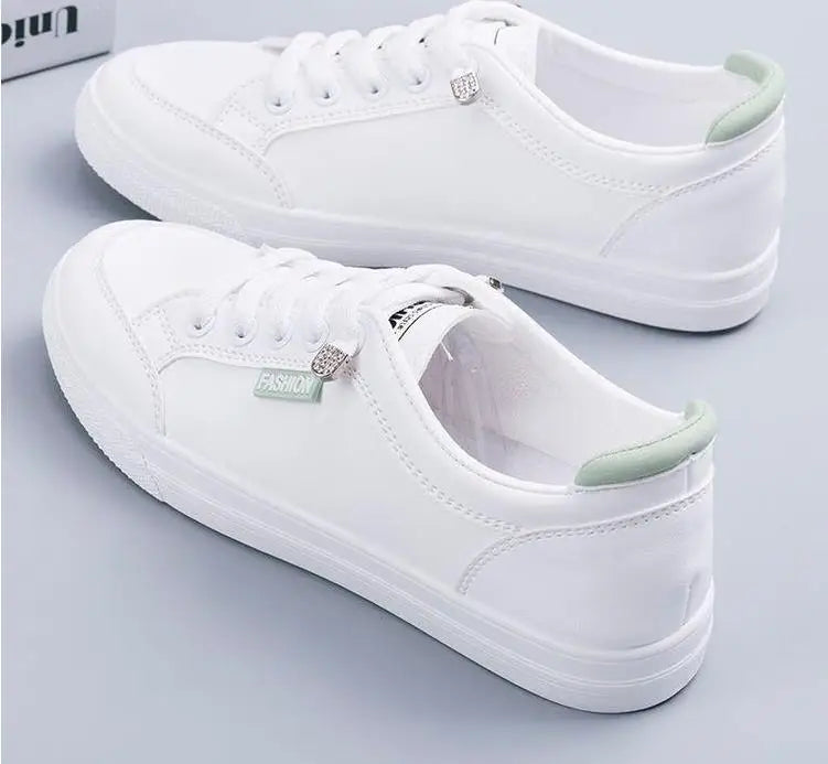 Women Sneakers Women's Vulcanize Shoes Spring Autumn Breathable Flats Solid Color Mesh Shoes Young Woman Casual White Shoes