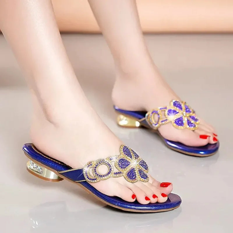 Cresfimix Women Fashion Sweet Multi Color High Quality Spring Slip on Peep Toe Shoes Lady Casual Sandals Sapatos Femininas A1477