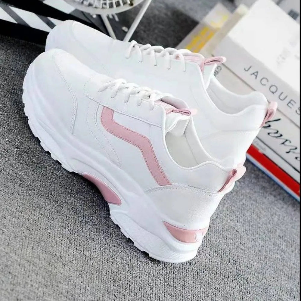 spring autumn Women Casual Zapatos Mujer Shoes Comfortable Breathable Mesh Sneakers Womens's Flat White Sneakers Vulcanized Shoe