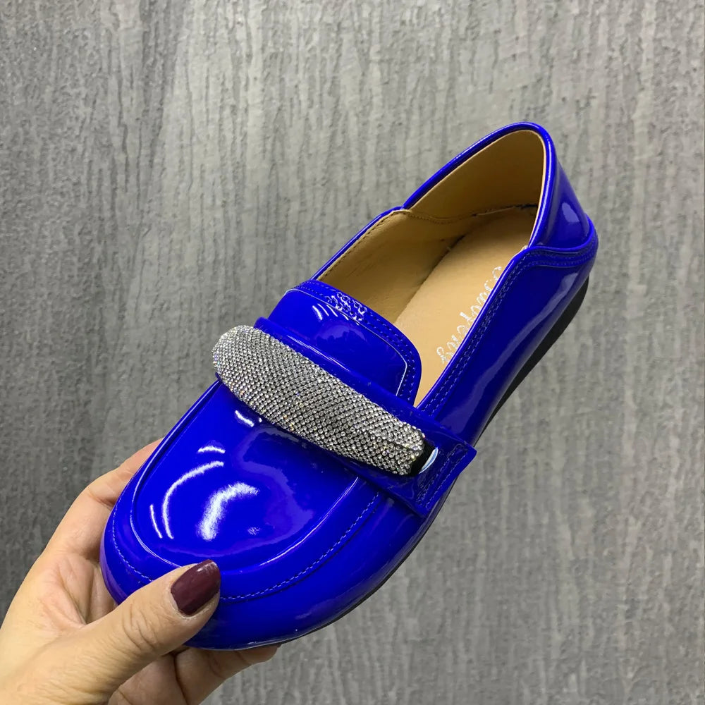 Fashion Women Mullers Brand Rhinestone Women Flats Shres Plus Size Summer Shoes For Women