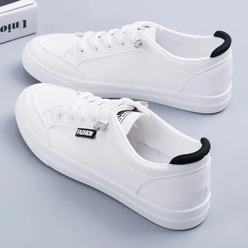 Women Sneakers Vulcanize Shoes Spring Autumn Breathable Flats Solid Color Mesh Shoes Young Woman Casual White Shoes