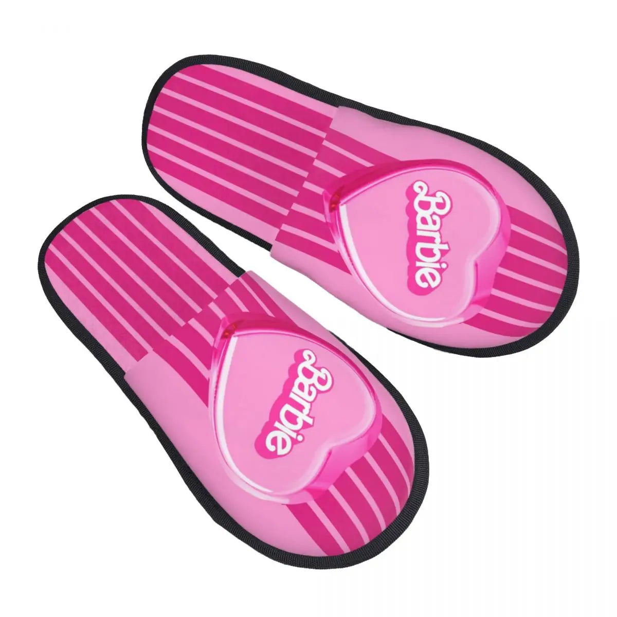 Custom Barbie Memory Foam Slippers Women Comfy Warm House Slippers