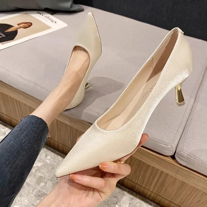 Cresfimix women fashion sweet green pu leather stiletto heels for office lady black summer high heel shoes zapatos dama a6047