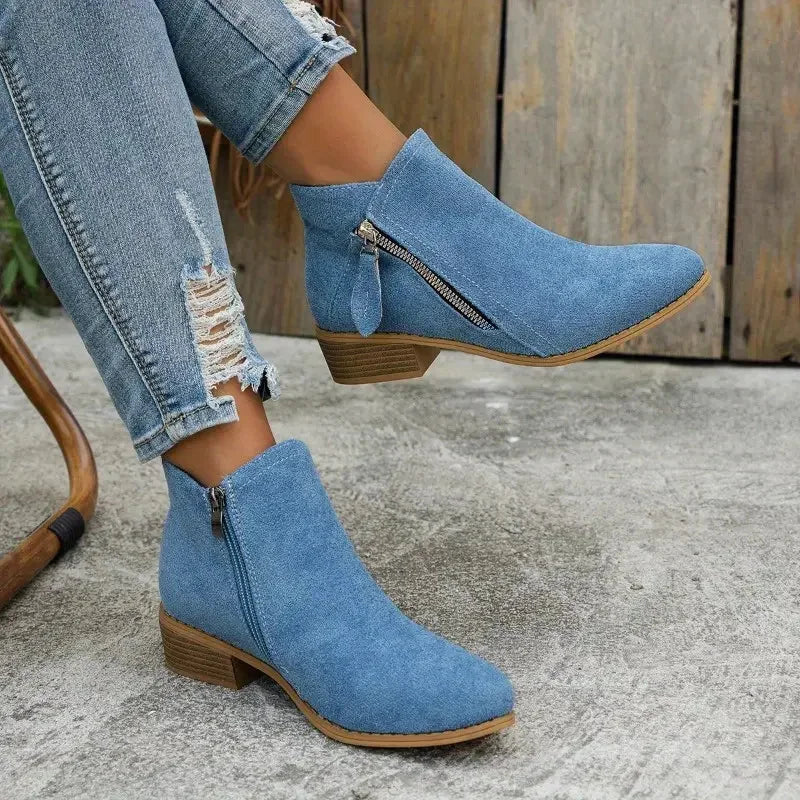Women Ankle Boots Autumn Platform Sexy High Heels Shoes for women 2024 New Winter Fashion Lightweight Comfortable Boots Women