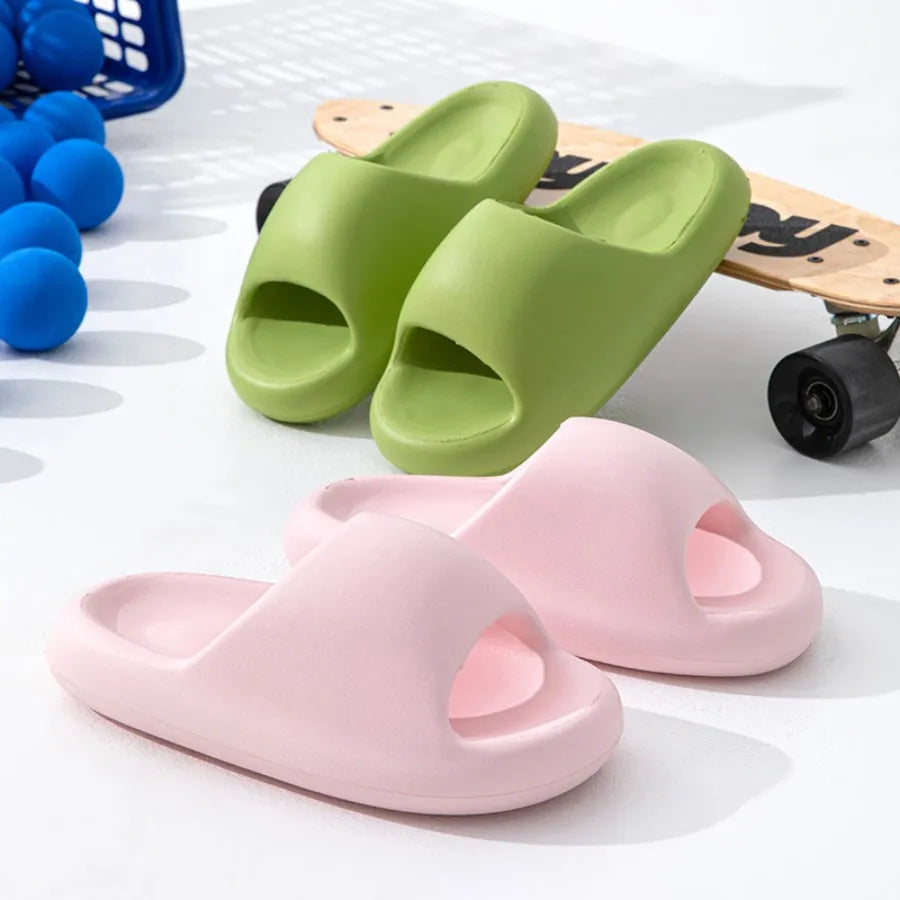 Unisex Massage Slippers Women Indoor Bathroom Slides Soft EVA Anti-Slip Home Floor Slides Ladies Summer Shower Shoes For Men