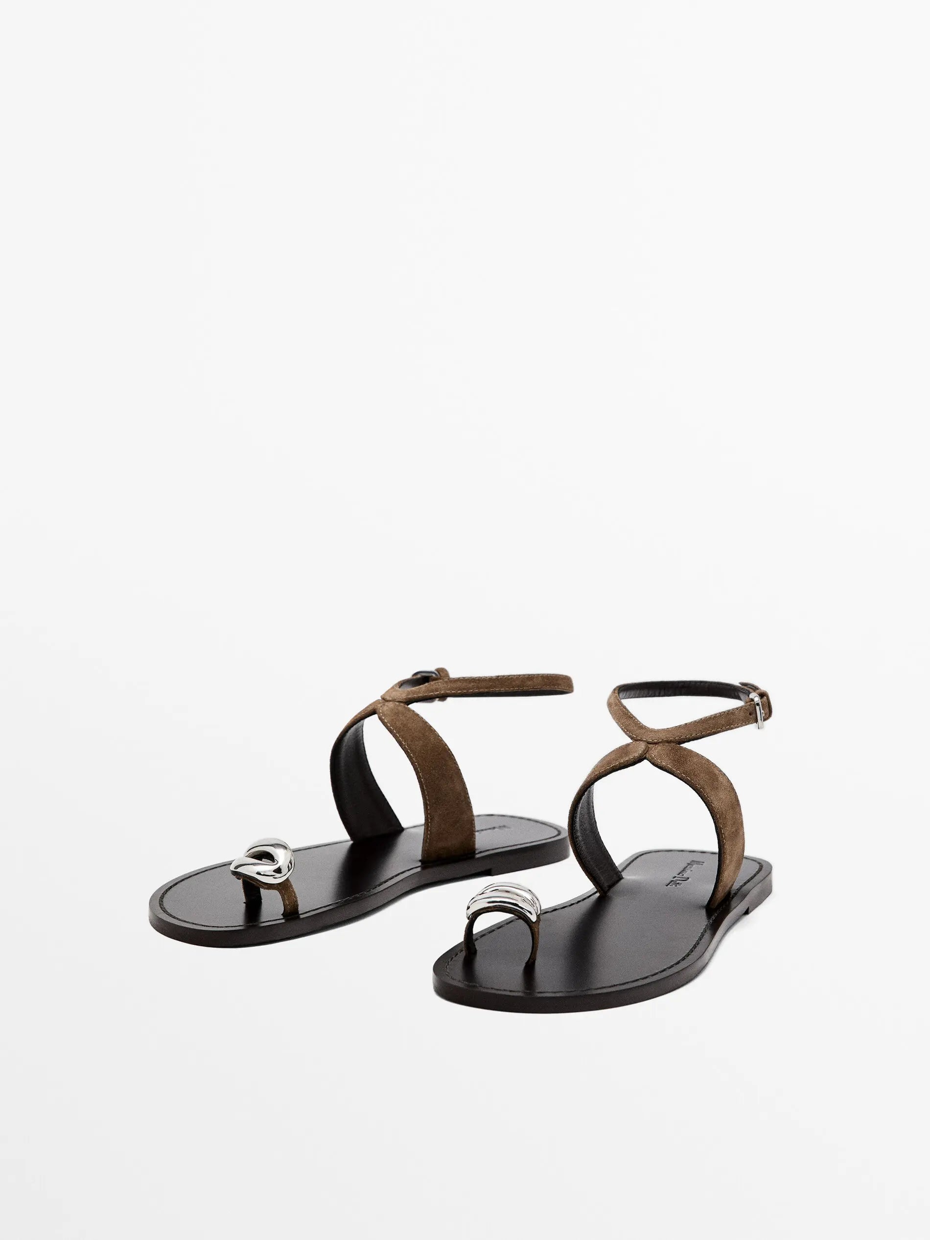 MOOQDAAX 2024 Summer New Fashion Versatile Roman Sandals French Retro Flat Sandals For Women shoes for women women sandals