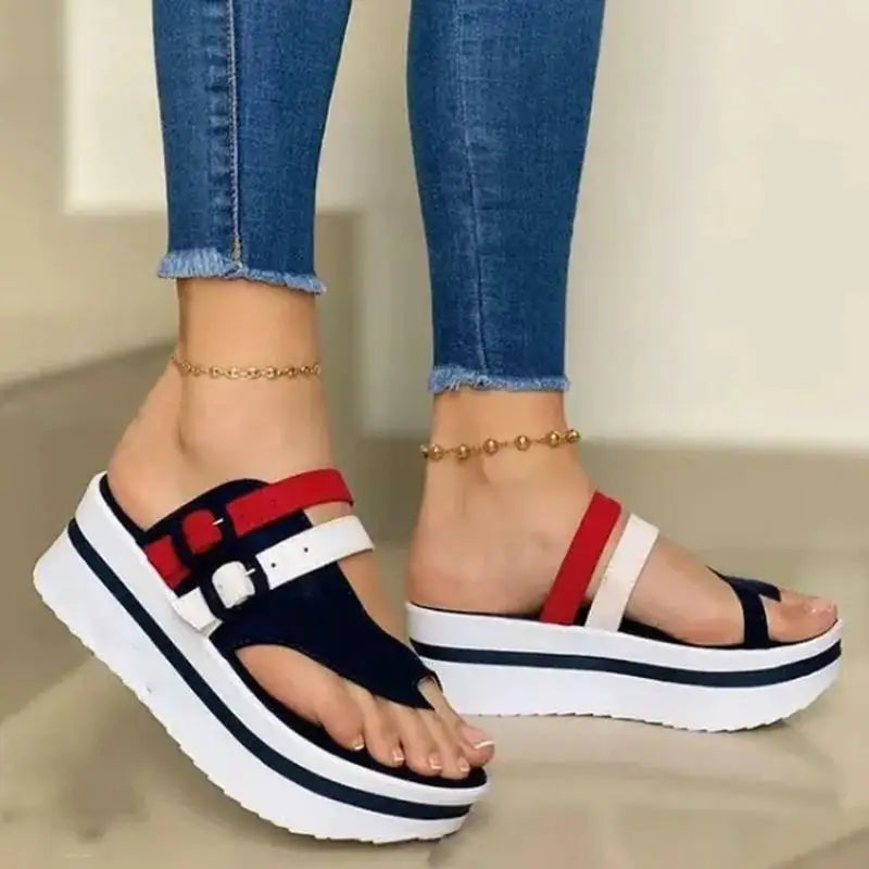 Women Luxury Sandals New Platform Sandals For Summer Wedges Shoes Women Platform Heels Sandalias Mujer Luxury Summer Flip Flops