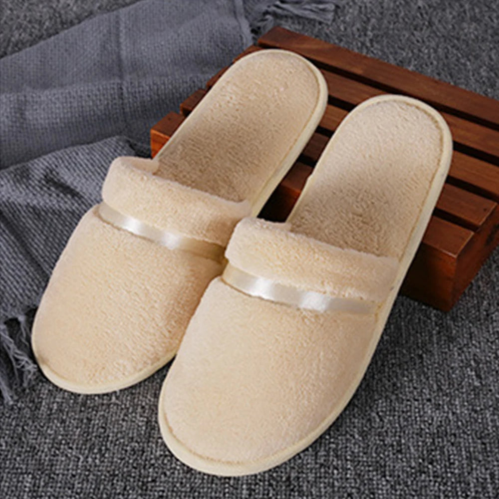 Winter Fur Slippers Women plush Home Shoes Hotel Flat Slippers Thick Fleece Indoor Slippers for Bedroom Non-Slip Silent Slides
