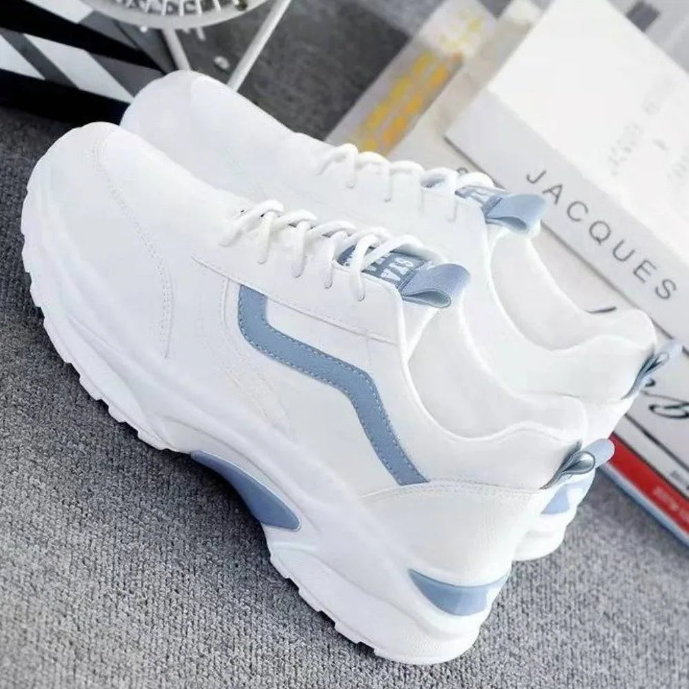 spring autumn Women Casual Zapatos Mujer Shoes Comfortable Breathable Mesh Sneakers Womens's Flat White Sneakers Vulcanized Shoe