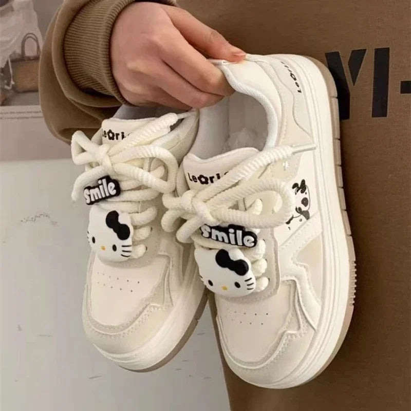 Women's Shoes 2024autumn and Winter New Original Thick Soled Small White Shoes American Trend Casual Fashion Shoes for Women