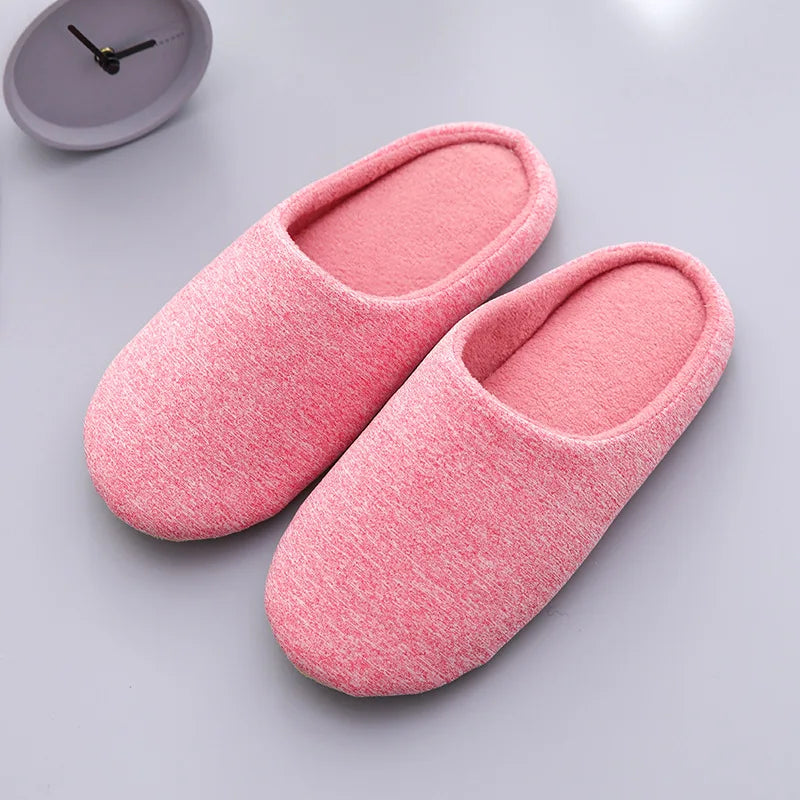 Home Slippers Women Men Soft House Winter Indoor Light Comfort Floor Shoes Female Male Silence Slides Bedroom Japanese Style