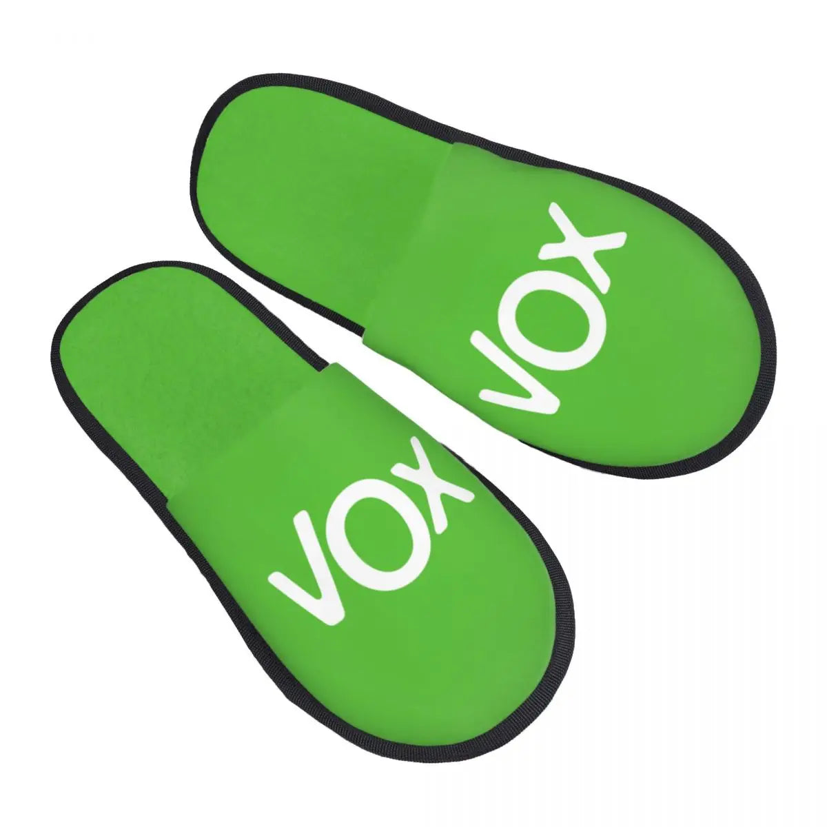 Custom Spanish National Emblem Vox Memory Foam Slippers Women Cozy Warm Spain Flag House Slippers