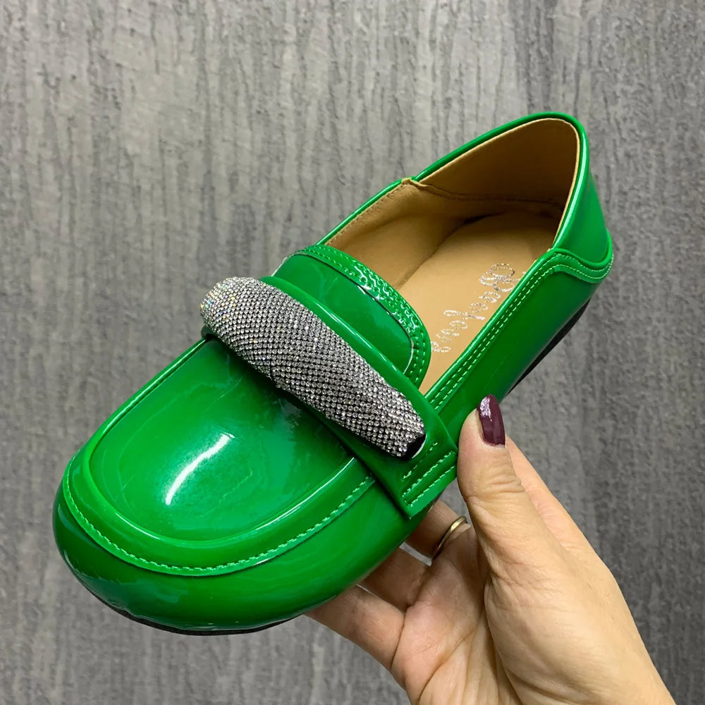 Fashion Women Mullers Brand Rhinestone Women Flats Shres Plus Size Summer Shoes For Women