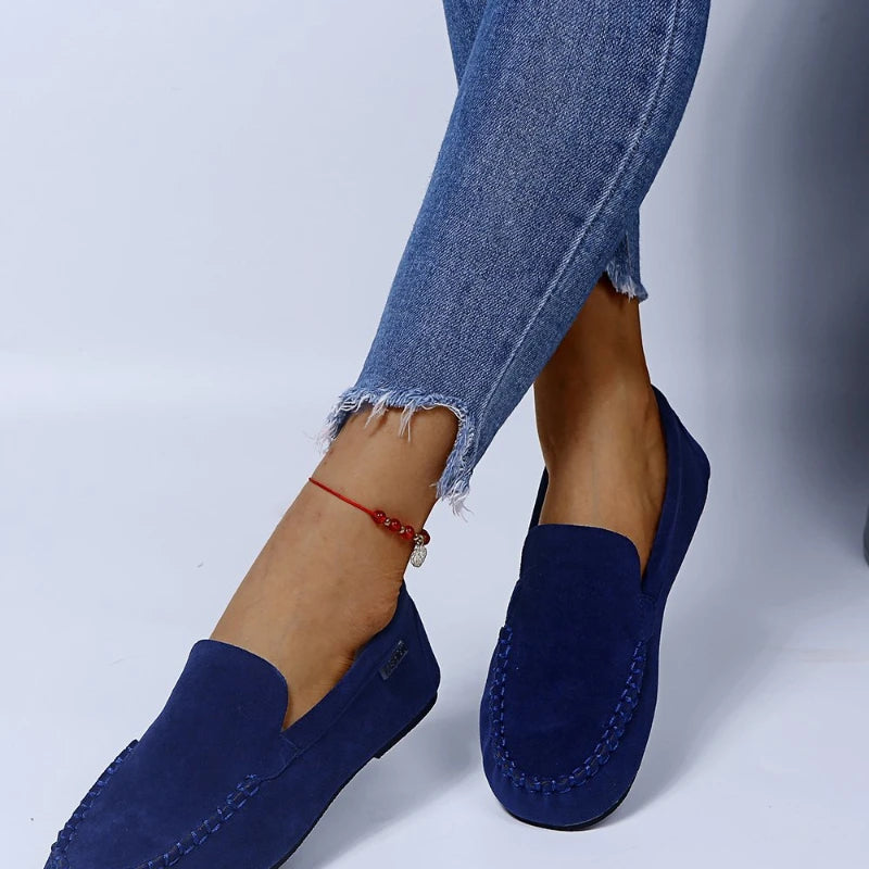 Shoes for Women 2024 Brand Slip-on Women's Flats Fashion Solid Casual Flat Shoes Hot Sale Round Toe Light Loafers Zapatos Mujer