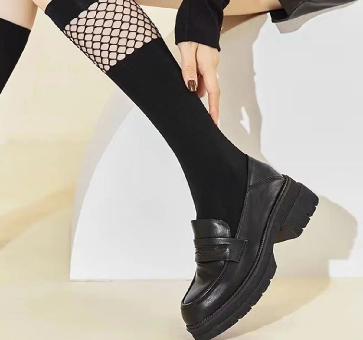 Spring Summer Casual College Style PU Pumps Women Japan School Uniform Shoes Loafers Solid Color Black Brown Soft Breathable