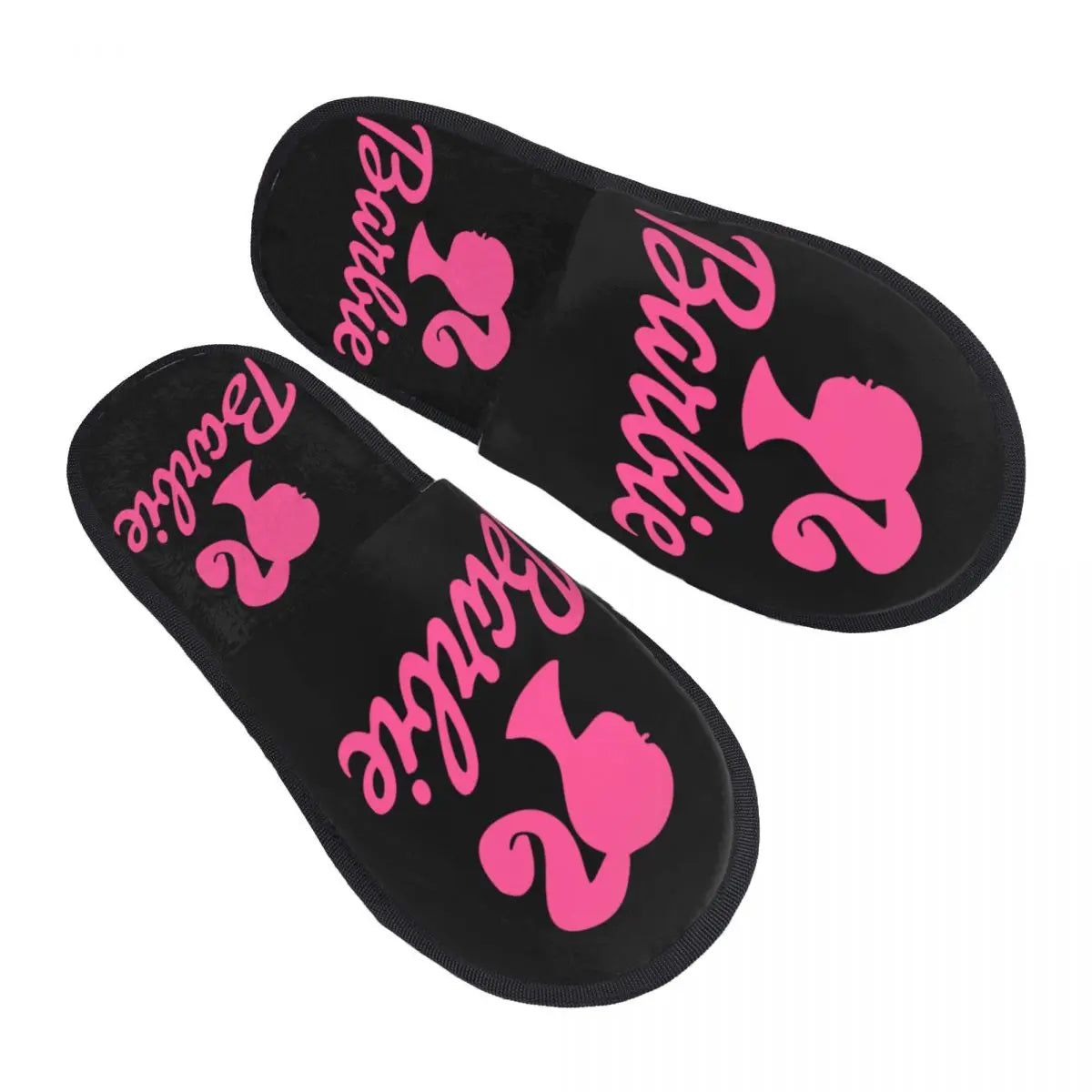 Custom Barbie Memory Foam Slippers Women Comfy Warm House Slippers