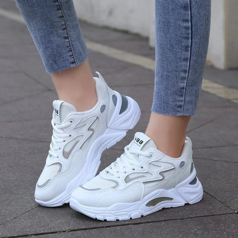 Height Increasing Chunky Sneakers Women Platform Shoes New Fashion Breathable Mesh Sport Women's Sneaker Casual Sneakers