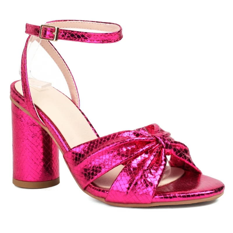 Luxury Women's Sandals Summer Shoes 2024 Ankle Straps Gold Silver High Heels Flip Flops Female Party Dance Shoes Large Size 50