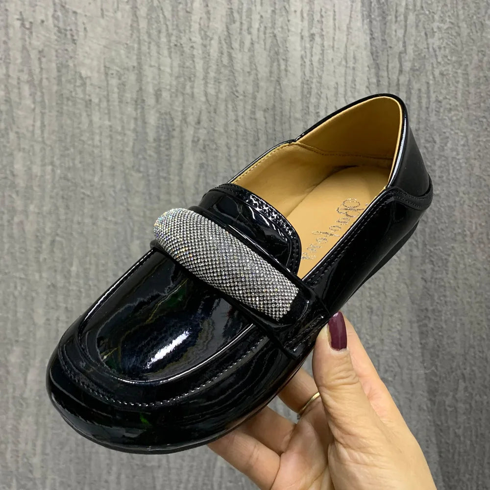 Fashion Women Mullers Brand Rhinestone Women Flats Shres Plus Size Summer Shoes For Women