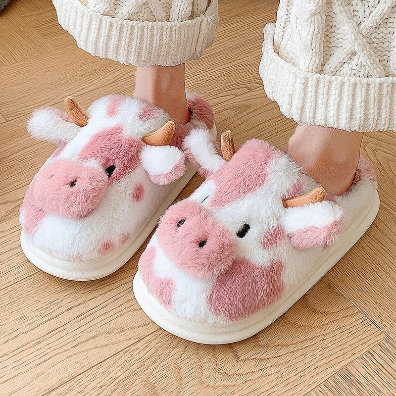 Winter Slippers Woman Warm Lightweight Ladies Slippers Faux Fur Women's Home Slippers High Quality Female House Shoes Footwear
