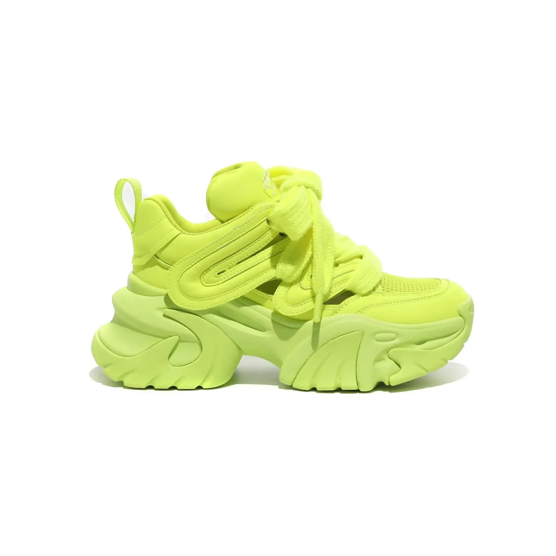 Women Thick Soles Vulcanized Shoe Breathable Comfortable Platform Women Fashion Casual Sport Shoe Women Brand Designer Mesh Shoe