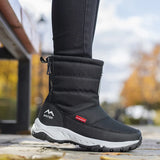 Women Winter Boots 2024 New Plush Women's Short Boots Woman Snow Boots Zipper Waterproof Non-slip Warm Women's Winter Shoes