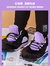 Unisex Winter Warm Home Slippers Women/Men One Size Sneakers Lady Indoor Cotton Shoes Woman House Floor Sliders Ladies Slippers