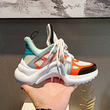 Women's Luxury Sneakers 2021 Ladies Fashion Spring Autumn Woman mesh Lace-up Sports Leisure Shoes High Quality Female Shoes