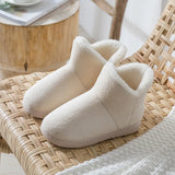 Women Winter Slippers Warm Plush Slip-on Couples Home Floor Shoes Anti-slip Comfortable Flats Female Soft Faux Fur Boots