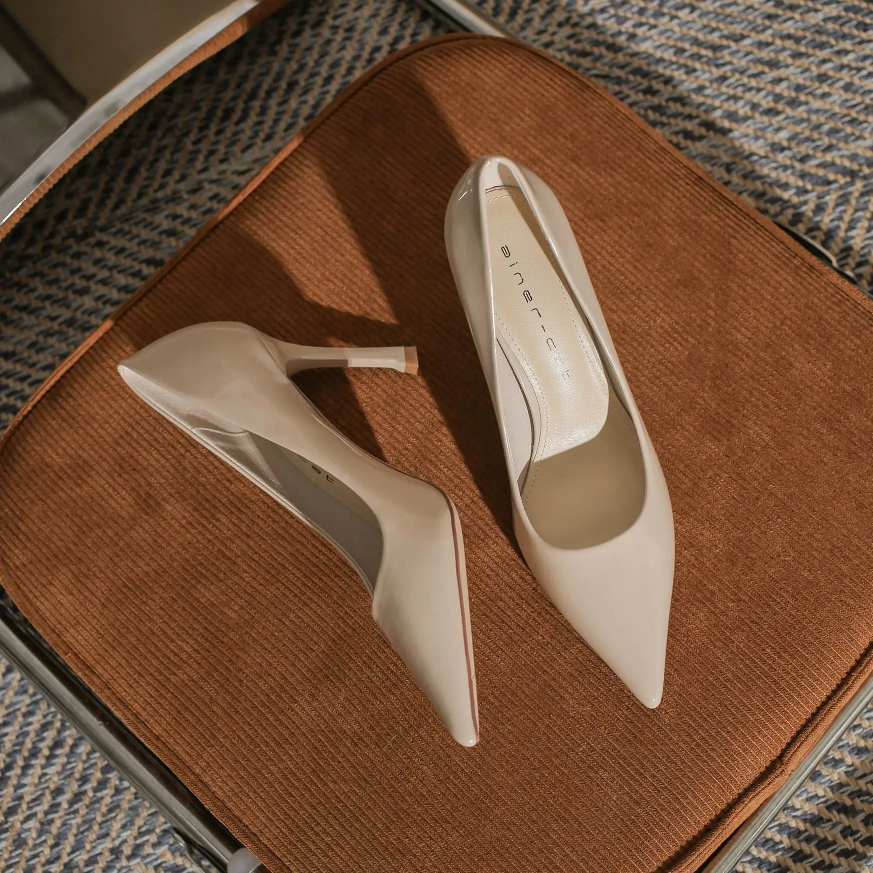 Pointed high heels fine heeled simple versatile high-heeled single shoes high heels