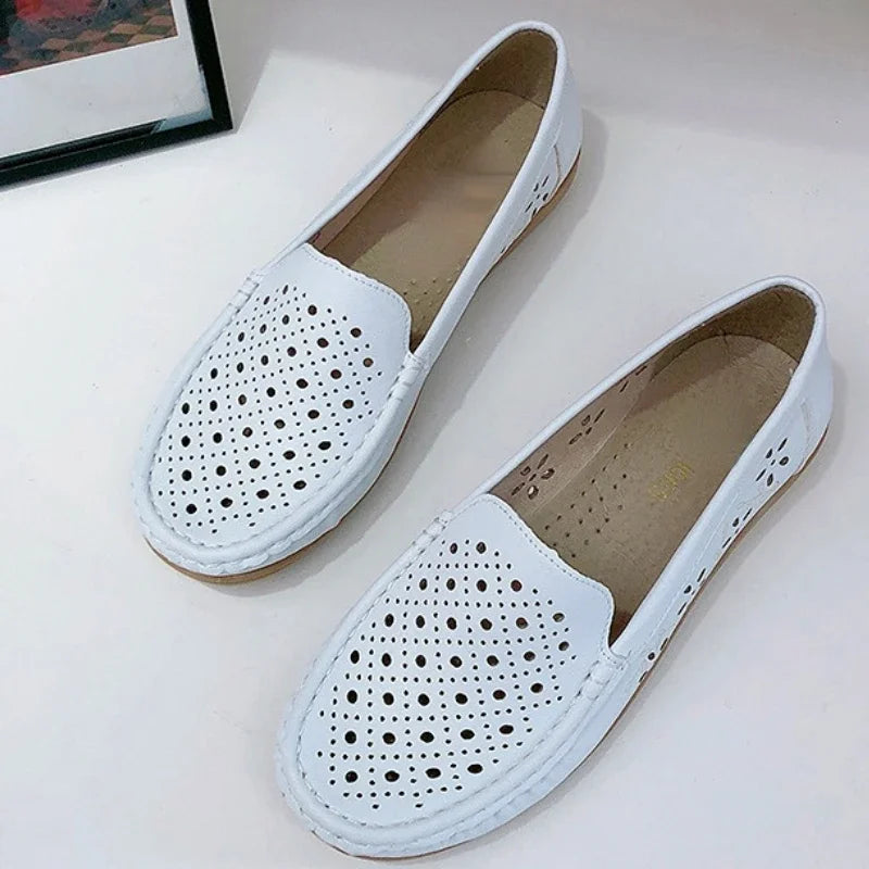 Summer New Fashion Round Toe Nurse Shoes Soft Sole Non-slip Sandals Flat Shoes Breathable Casual Sports Women's Shoes