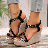 2024 New Summer Women Wedges Sandals Fashion Designer Shoes for Women High Quality Platform Sandals Casual Outdoor Sandals Women