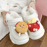 Winter Summer Clogs Outdoor Waterproof Platform Women Slipper Beach Slides Beard Black Designer Sandals with Charms Graden Shoes