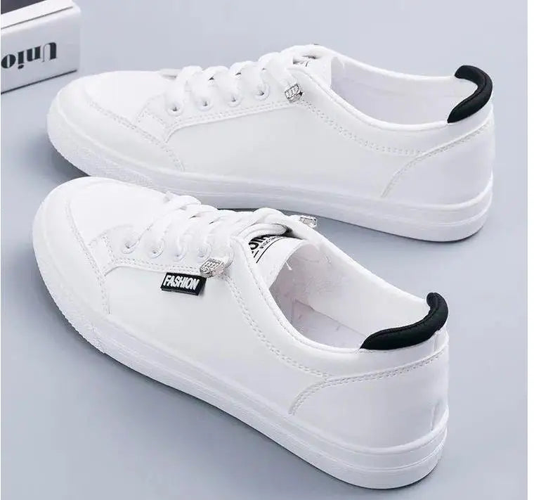 Women Sneakers Women's Vulcanize Shoes Spring  Autumn Breathable Flats Solid Color Mesh Shoes Young Woman Casual White Shoes
