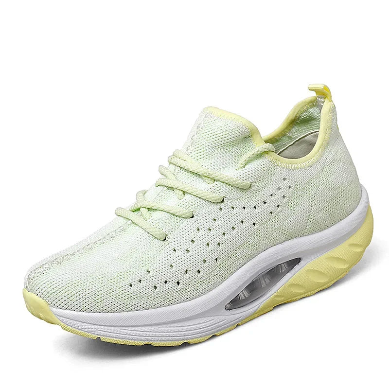 Women's Sneakers Platform Toning Wedge Zapatillas Sports Shoes for Woman Swing Slimming Sneakers Fitness Gym Walking Footwear88