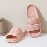 Thick Sole Flat Bottom Bathroom Home Slippers Fashion Soft Sole EVA Indoor Women Sandals Summer Non Slip Slippers TG22