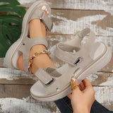 2025 Women Summer Wedges Non-slip Beach Open Toe Breathable Sandals Sport Style Shoes