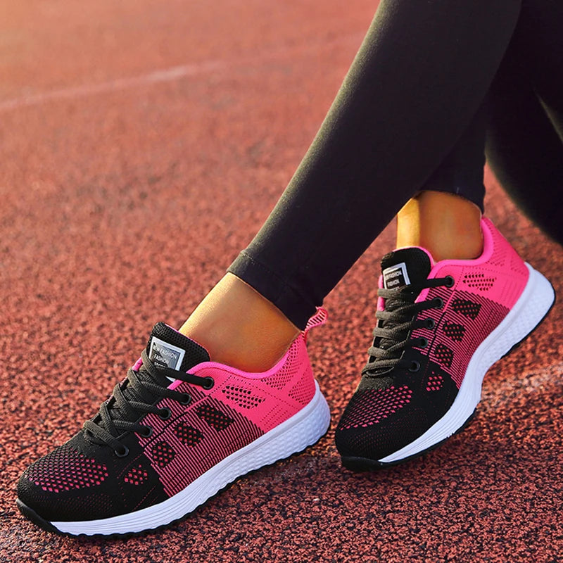 Women's Sneakers 2025 New Fashion Trainers Women Shoes Comfortable Casual Sneaker Woman Lace Up Womens Sneakers Tenis Feminino
