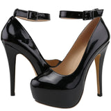 Cross-dresser Unisex Men's Pumps Fashion Peep Toe Platform 14cm Sexy Drag Queen High Heels Shoes Nightclub Stilettos Size 44