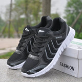 Women Sneakers Breathable Sport Shoes Fashion Mesh Lace Up Tennis Shoes Female Shoes Forwomen Para Footwear Zapatillas De Mujer