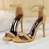 Summer Women 10cm High Heels Fetish Sandals Lady Gladiator Strap Leather Silver Sandles Fashion Platform Nightclub Party Shoes