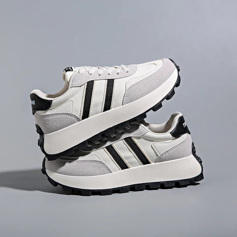 Women Sneakers Autumn Brand Luxury Vulcanize Shoes 2024 Spring Casual Footwear Zapatillas Mujer Lace-up Light Flat Shoes