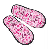 Custom Barbie Memory Foam Slippers Women Comfy Warm House Slippers