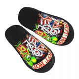 Chaussons Animés Rat Fink Personnalisés Anime Dessin Animé pour Femmes, Chaussons d'Hôtel Confortables en Mousse à Mémoire, À Enfiler