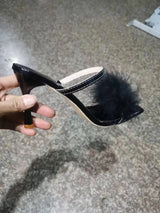 Clear PVC Transparent Pumps Slip-On Thin Heel High Heels Point Toes Womens Party Shoes Nightclub Pumps White Size 36-43