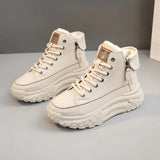 Fashion High Top Ankle Boots for Women 2024 New Comfortable Platform Sneakers Designer Brand Outdoor Casual Shoes Tenis De Mujer